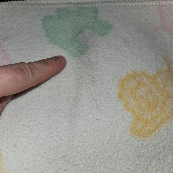 VTG 15582 Baby Blanket Pastel Animals Camel Lion Elephant Zebra Springs Ind RARE - Picture 9 of 10